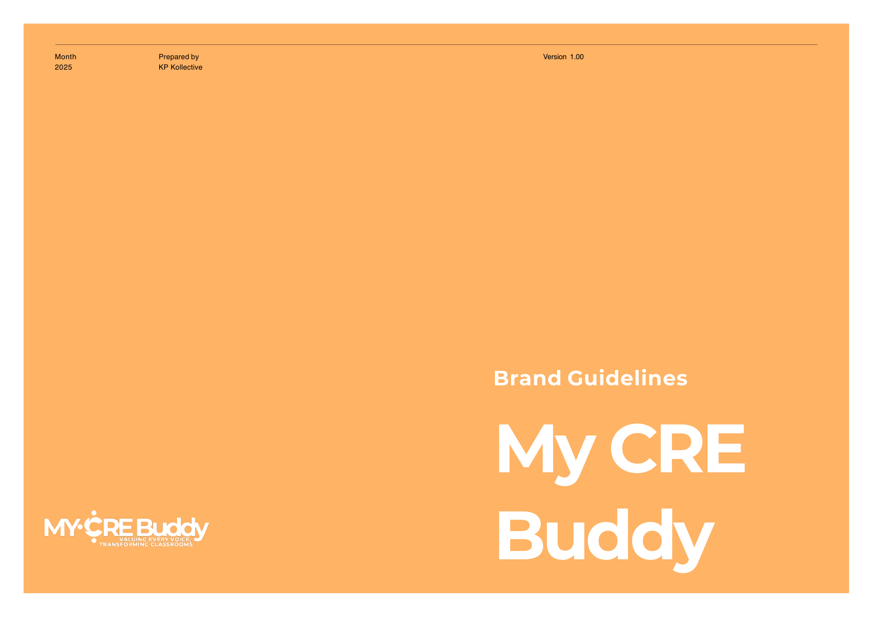 MyCREBuddy Brand Guidelines preview