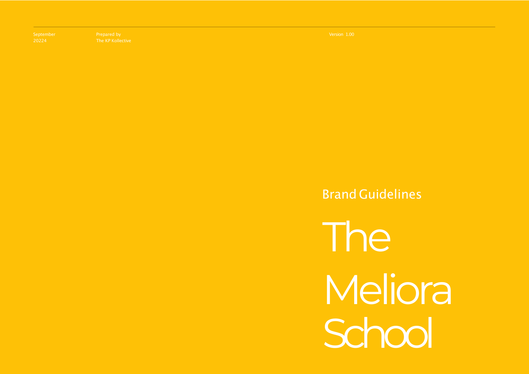 Meliora Brand Guidelines preview